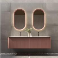 LEDIMEX Milan veidrodis su led apšvietimu 50x90cm