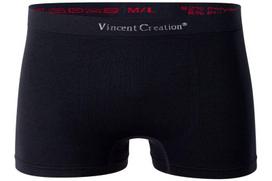 Vyriški besiūliai apatiniai su mikrofibros pluoštu Vincent Creation 1004, juodi