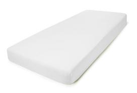 Frotinė paklodė su guma NOSTRA, baltos sp., 90x200+28cm, 80% medv., 20% poliesterio