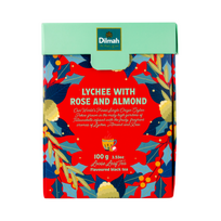 Juodoji Ceilono arbata DILMAH Tales (ličių, migdolų ir rožių skonio), 100 g