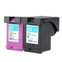 2 vnt. suderinamų HP 302 XL kasečių pakuotė - ENVY 4520 - 1 juoda ir 1 spalvota