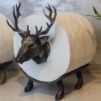 Creative Elk Shaped Tissue Holder, Adding A Natural Artistic   To Your Home One Size juoda