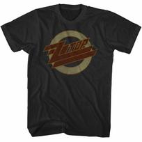 ZZ Top išblukęs logotipas Marškinėliai Vyriški Marškinėliai Roko Grupės Marškinėliai Gyvo Koncerto Turo Prekės L