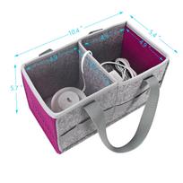 Toniebox Audio Player Starter Set Felt Tote Bag 25*13*14cm violetinė
