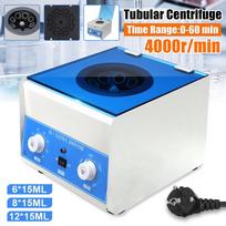 4000RPM Efficient Lower-Speed Centrifugal Timing Adjustable Electric Centrifuge Practice Machine AC110-240V 80-1 15ML*6