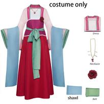 Anime Vaistininkės dienoraščiai Maomao Cosplay Kostiumas Mao Mao Rožinė Suknelė Kimono Apranga Helovino Karnavalo Vakarėliui Moterims XS
