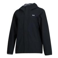 Under Armour Hooded Zip Windbreaker Long Sleeve Jacket Women jackets Black 1376067-003 S
