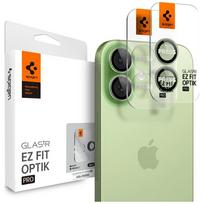 Spigen Optik Pro Glas TR "EZ FIT" Camera Protector 2-pack for iPhone 17 / 16 / 16 Plus green