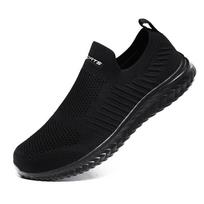 Madingi vasaros mados vyriški sportbačiai Kvėpuojantys vyriški batai Madingi slip-on sportbačiai vyrams Pigūs vyriški loaferiai be raištelių 36