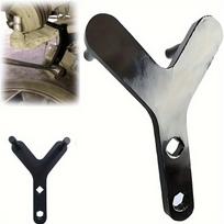 Universalus geležinis šakės ir šarnyro nuėmimo įrankis, lygus paviršius, nereikia surinkti, patogus naudoti su automobiliniais keltuvais ir vilkimui One Size juoda