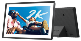 Lexar I Pexar Digital Picture Frame I 11-inch, 2K WiFi Enabled (Black) built-in 32GB
