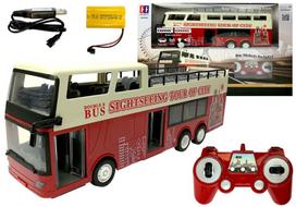 Nuotoliniu būdu valdomas dviaukštis autobusas R/C 2.4G 1:18