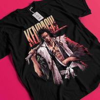 Zaraki Kenpachi Shirt Bleach Anime Tshirt Ichigo Bankai T-Shirt Aizen Yhwach Tee BB645 S