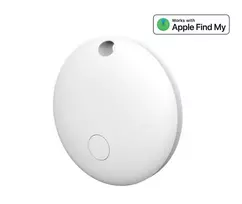Setty FindMy Round TFO TAG 01 Smart Bluetooth Tracker with case White