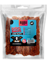 BUBU PETS šunų skanėstai – avienos filė juostelės, 500 g.