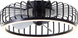 LED šviestuvas-ventiliatorius BRILLIANT CAPO 36W CCT 2700-6500K 4200lm DIM Ø48c su pultu