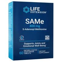 Life Extension SAMe S-Adenosyl-Methionine 400 mg - 60 tablečių