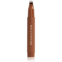 Revolution Instant Brow Hair antakių flomasteris atspalvis Warm Brown 1.8 ml