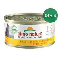 Almo Nature HFC Chicken Filet šlapias maistas katėms 24x70g