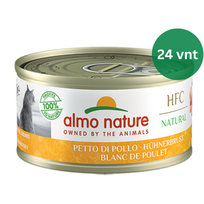 Almo Nature HFC Chicken Breast šlapias maistas katėms 24x70g