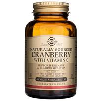 Solgar Natūralios spanguolės su vitaminu C - 60 kapsulių