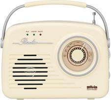 Radijo imtuvas MONO 1965 SILVA-SCHNEIDER, AUX jungtis, USB jungtis, SD kortelių skaitytuvas, smėlio sp.