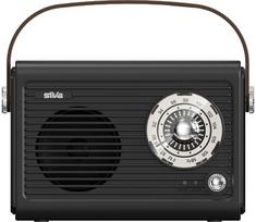 Retro radijas MONO 1966 SILVA SCHNEIDER, FM laikrodis-radijas, dvigubas žadintuvas, snaudimo funkcija, miego režimas, naktinis apšvietimas