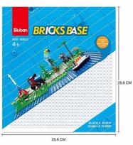 Sluban konstruktoriaus pagrindo plokštė 26,5×26,5 cm – suderinama su A lygio rinkiniais, 5 spalvos, 4+