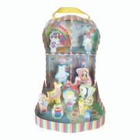 Floss & Rock Mini Fėja – medinė žaidimų dėžė su 10 dvipusių figūrėlių ir 4 kambariais (3+)