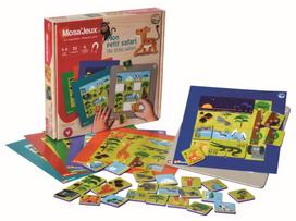 SEPP magnetinis žaidimas „Mano mažasis Safari“ – 32 magnetukai, 6 paveikslai, magnetinė lenta, 3–5 m.