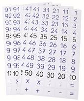 SEPP magnetiniai skaičiai 1–100 ir ženklai, 240 magnetukų, 6–8 m.