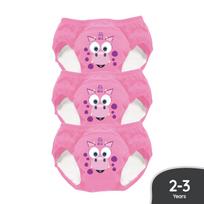 Mokomosios kelnaitės–atprastukės „Rožinis drakonas“ 2–3 m., vandeniui atsparios – My Carry Potty
