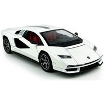 KINSMART Lamborghini Countach LPI 800-4 1:38 baltas žaislinis automobilis – trauk-atgal, atsidarančios durelės