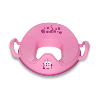 Vaikiška neslystanti tualeto sėdynė su rankenėlėmis „Rožinis drakonas“ – My Carry Potty