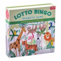 Magnetinis bingo loto vaikams „Džiunglės“ – kelioninis žaidimas 3+ | Floss & Rock