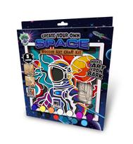 Splat Planet medinis 3D spalvinimo paveikslas „Kosmosas“ – kūrybinis rinkinys 25×25 cm su dažais ir teptukais