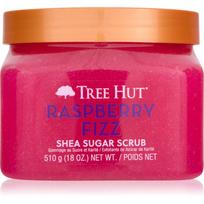 Tree Hut Shea Sugar Scrub Raspberry Fizz cukraus šveitiklis su sviestmedžių aliejumi 510 g