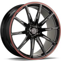 Ratlankis SEVENTY9 R22x10 5x130 ET 30 CB 84 (Black Glossy Red) (- kg)