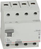 RX3 Residual Current Circuit Breaker (RCCB) 4P 40A 30mA AC 402063 | 3245064020633