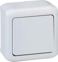 One-way switch Forix - surface mounting - 10 AX - 250 V - grey 782380 | 3245067823804