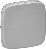 Cover plate Valena Allure - one/two-way switch or push-button - aluminium 755007 | 3414970481450