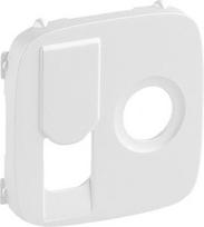 Cover plate Valena Allure - TV socket 0-2400 MHz + RJ 45 Cat. 6 UTP - pearl 754839 | 3414970480385