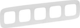 Plate Valena Allure - 5 gang - white 754305 | 3414970477668