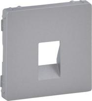 Cover plate Valena Life - loudspeaker socket - aluminium 755362 | 3414970460271