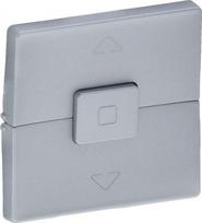Cover plate Valena Life - roller blind control - aluminium 755142 | 3414970462350