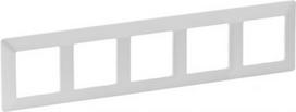 Plate Valena Life - 5 gang - pearl 754145 | 3414970454997