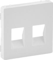 Cover plate Valena Life - double loudspeaker socket - white 755370 | 3414970459695