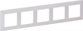 Plate Valena Life - 5 gang - white 754005 | 3414970454300