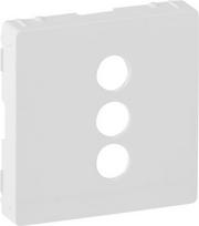 Cover plate Valena Life - triple RCA socket - white 754720 | 3414970475886