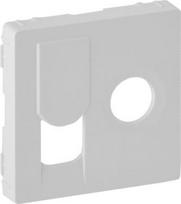 Cover plate Valena Life - TV socket 0-2400 MHz + RJ45 Cat. 6 UTP - white 754830 | 3414970461711
